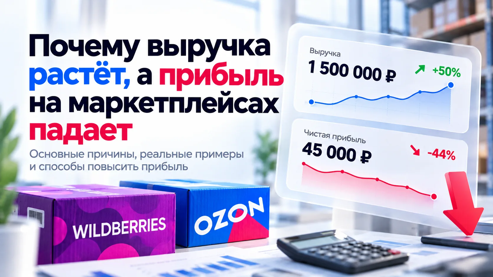 Почему выручка растёт, а прибыль на маркетплейсах падает