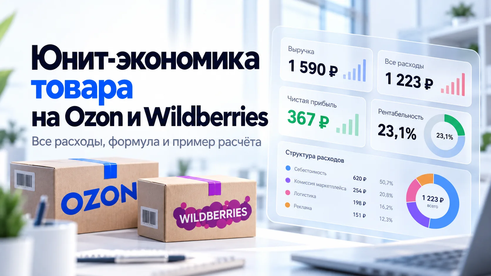 Юнит-экономика товара на Ozon и Wildberries