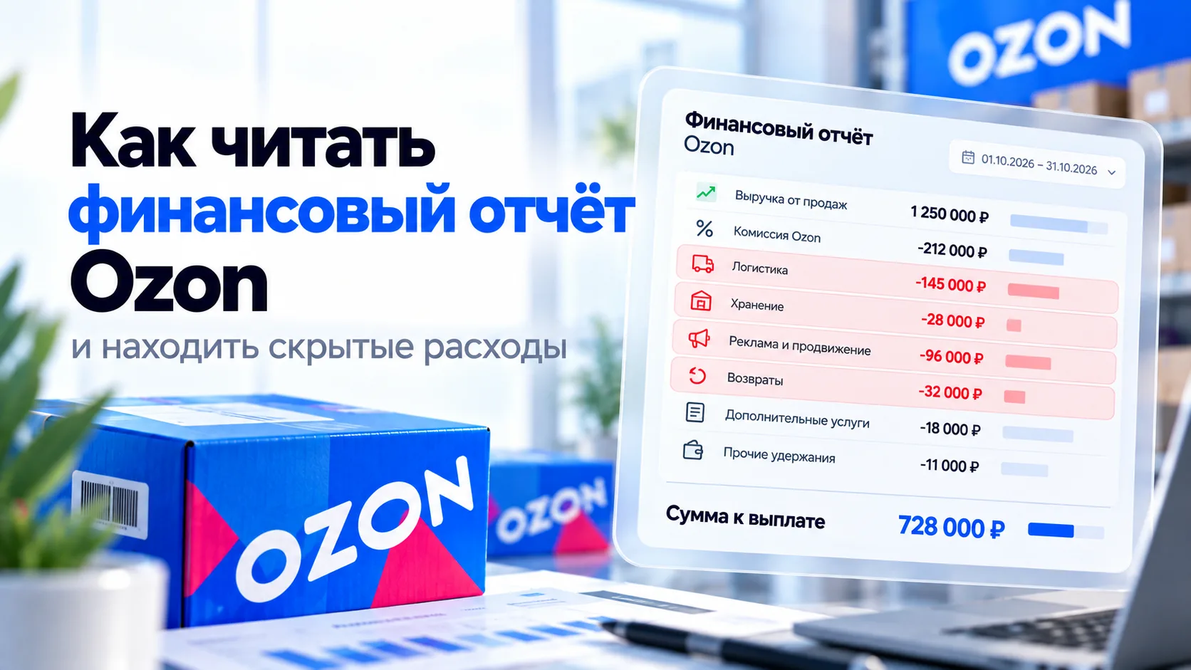 Как читать финансовый отчёт Ozon и находить скрытые расходы